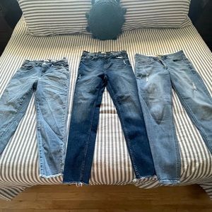 Kensie & Democracy - Lot of three pairs of women’s jeans, Size 30.
